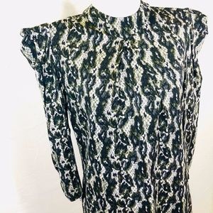 JILL STUART Silk Snakeskin Print Mini Dress 4